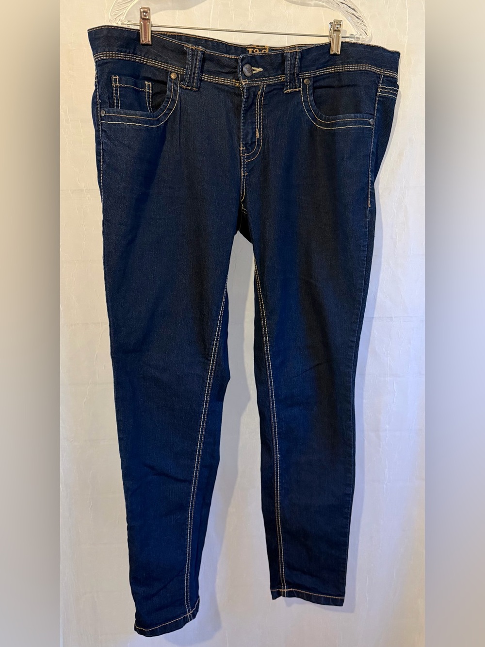 Jade Women's 14  Straight Leg Dark Blue Jeans